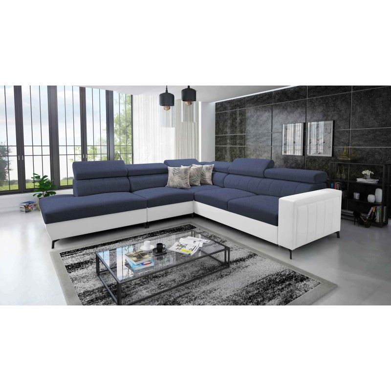Arco VIII corner sofa with sleeping function and adjustable headrests Arco VIII corner sofa with sleeping function and adjustable headrests
