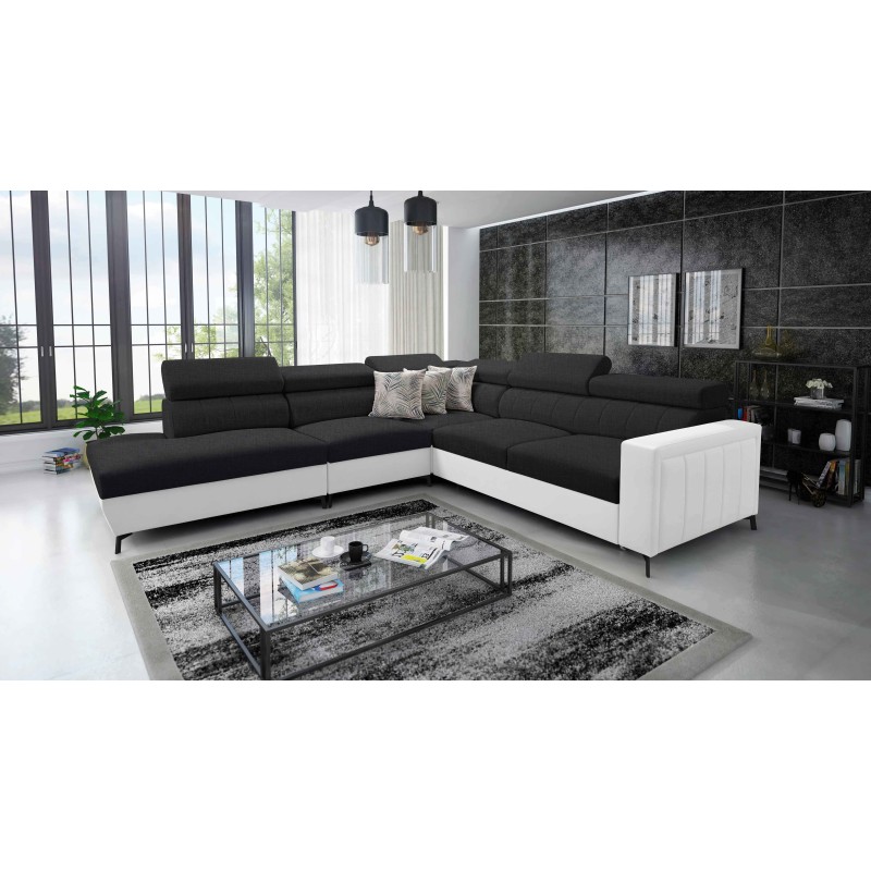 Arco VIII corner sofa with sleeping function and adjustable headrests Arco VIII corner sofa with sleeping function and adjustable headrests