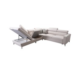 Arco VIII corner sofa with sleeping function and adjustable headrests Arco VIII corner sofa with sleeping function and adjustable headrests