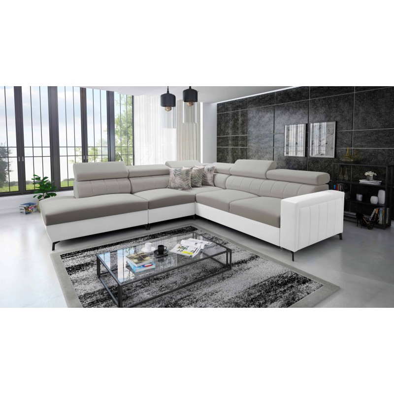 Arco VIII corner sofa with sleeping function and adjustable headrests Arco VIII corner sofa with sleeping function and adjustable headrests
