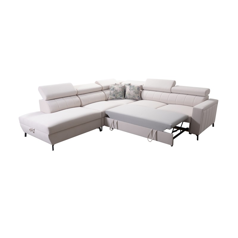 Arco VIII corner sofa with sleeping function and adjustable headrests Arco VIII corner sofa with sleeping function and adjustable headrests