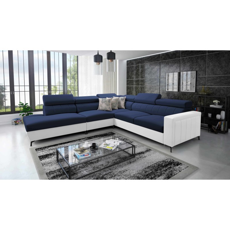Arco VIII corner sofa with sleeping function and adjustable headrests Arco VIII corner sofa with sleeping function and adjustable headrests