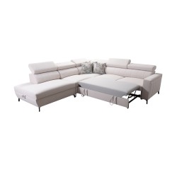 Arco VIII corner sofa with sleeping function and adjustable headrests Arco VIII corner sofa with sleeping function and adjustable headrests