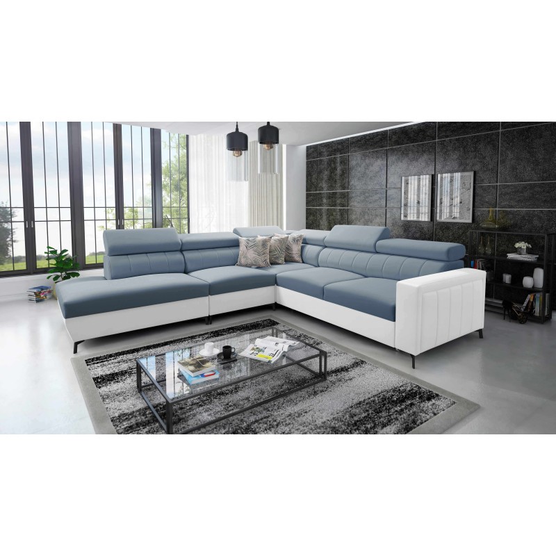 Arco VIII corner sofa with sleeping function and adjustable headrests Arco VIII corner sofa with sleeping function and adjustable headrests