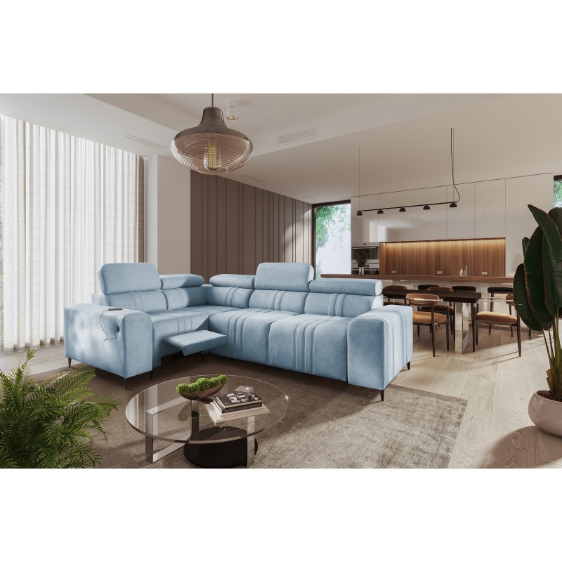 Verona II Mix Corner Sofa with Sleeping Function and Manual Recline | Your Oasis of Comfort Verona II Mix Corner Sofa with Sleeping Function and Manual Recline | Your Oasis of Comfort