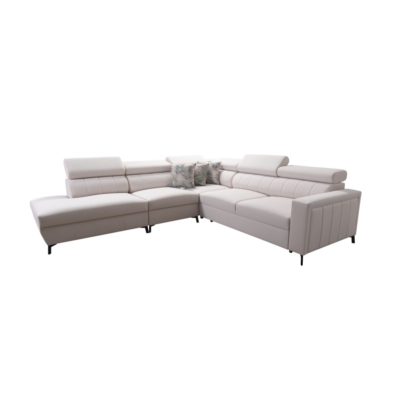 Arco VIII corner sofa with sleeping function and adjustable headrests Arco VIII corner sofa with sleeping function and adjustable headrests