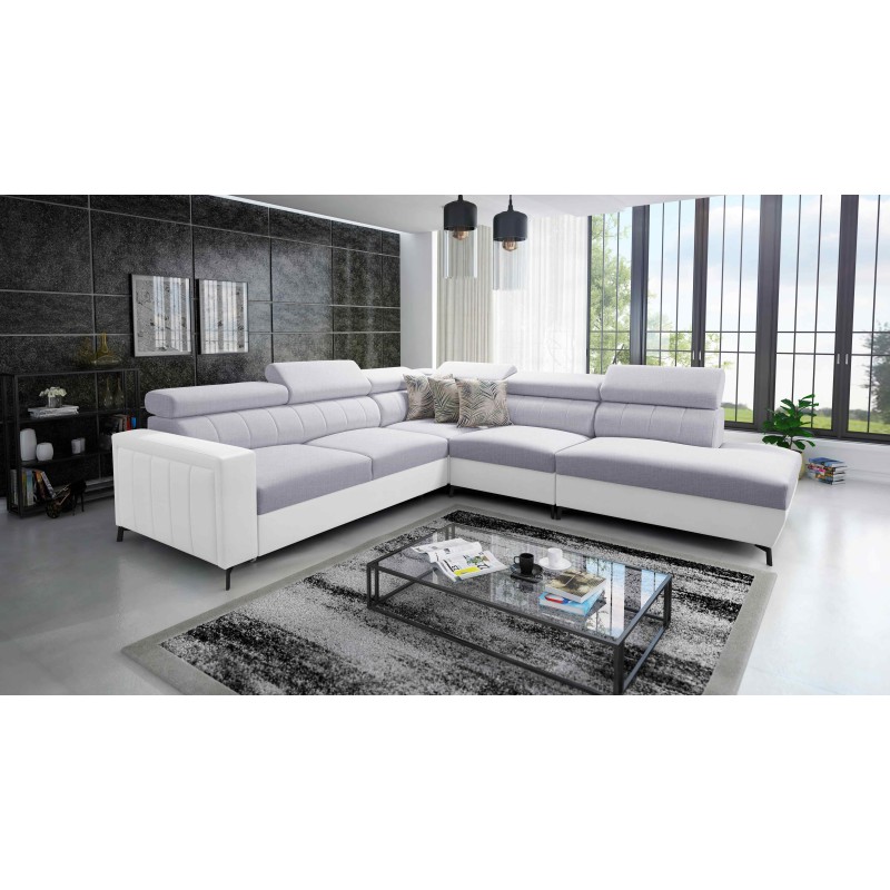 Arco VIII corner sofa with sleeping function and adjustable headrests Arco VIII corner sofa with sleeping function and adjustable headrests