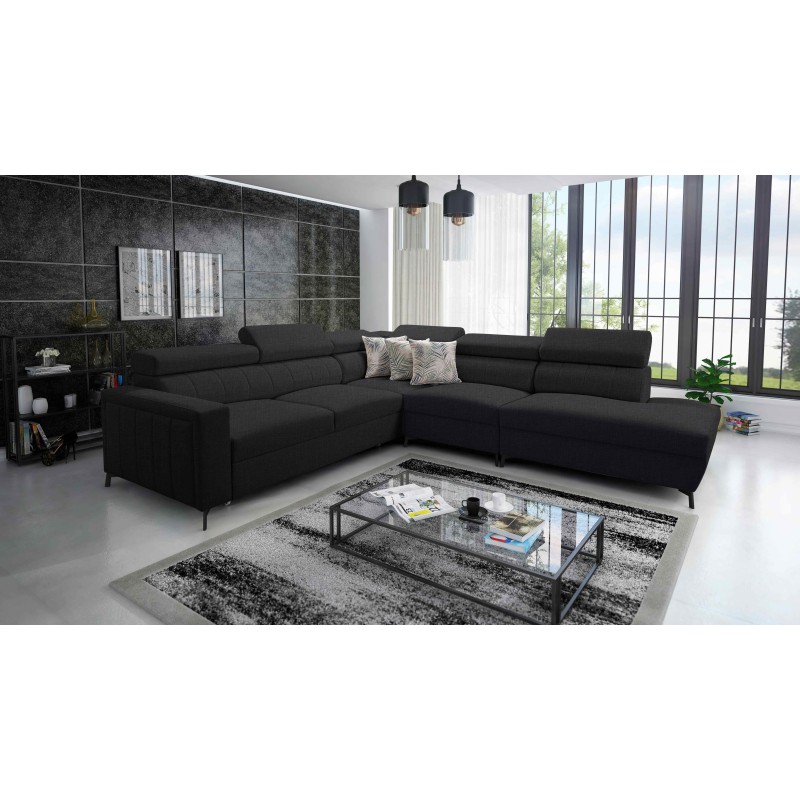 Arco VIII corner sofa with sleeping function and adjustable headrests Arco VIII corner sofa with sleeping function and adjustable headrests