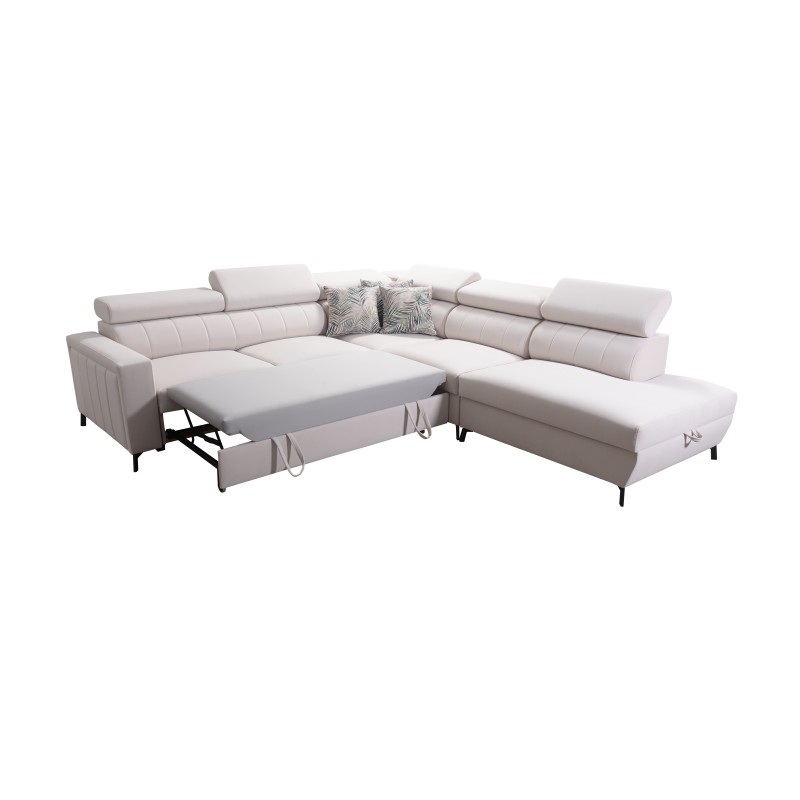 Arco VIII corner sofa with sleeping function and adjustable headrests Arco VIII corner sofa with sleeping function and adjustable headrests
