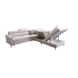 Arco VIII corner sofa with sleeping function and adjustable headrests Arco VIII corner sofa with sleeping function and adjustable headrests