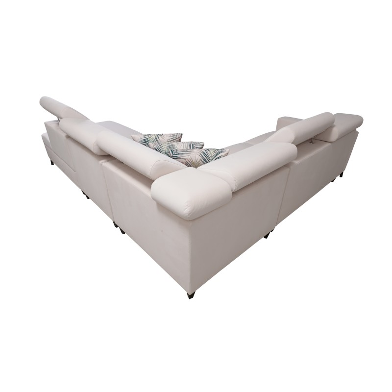 Arco VIII corner sofa with sleeping function and adjustable headrests Arco VIII corner sofa with sleeping function and adjustable headrests