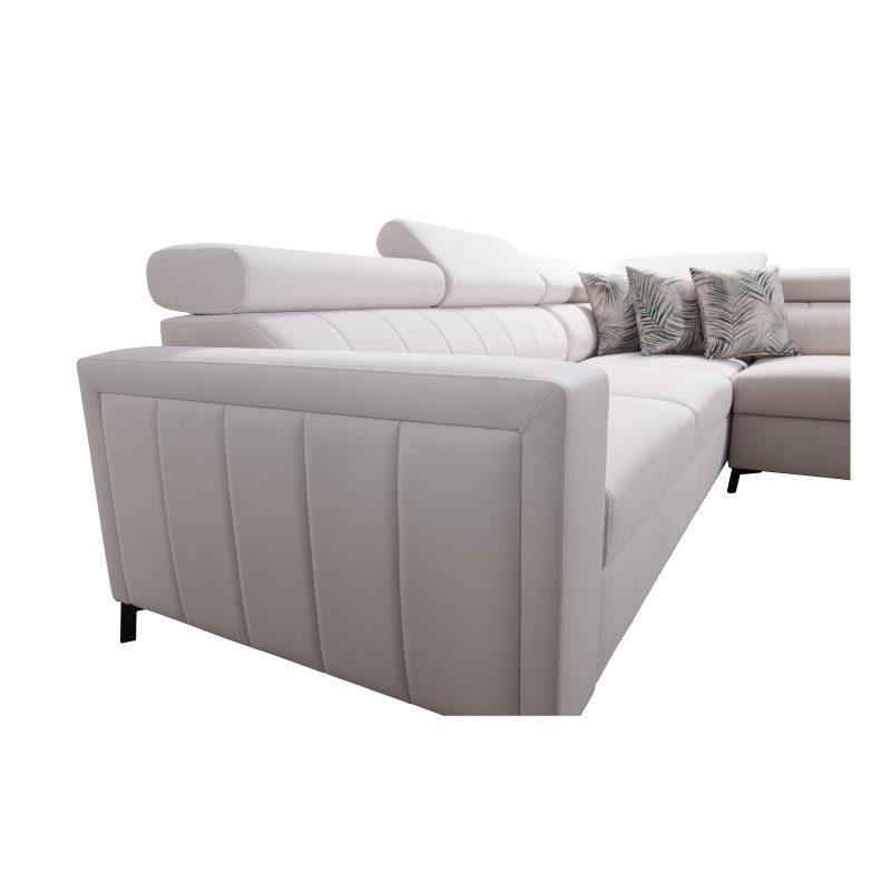 Arco VIII corner sofa with sleeping function and adjustable headrests Arco VIII corner sofa with sleeping function and adjustable headrests
