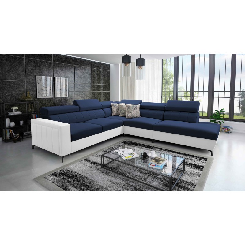 Arco VIII corner sofa with sleeping function and adjustable headrests Arco VIII corner sofa with sleeping function and adjustable headrests