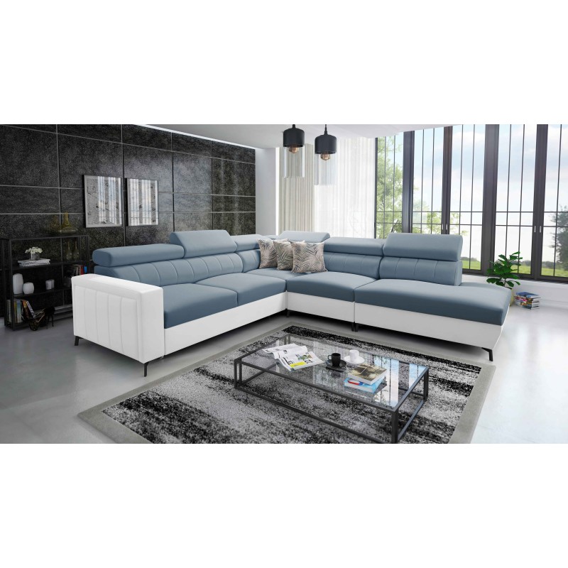 Arco VIII corner sofa with sleeping function and adjustable headrests Arco VIII corner sofa with sleeping function and adjustable headrests