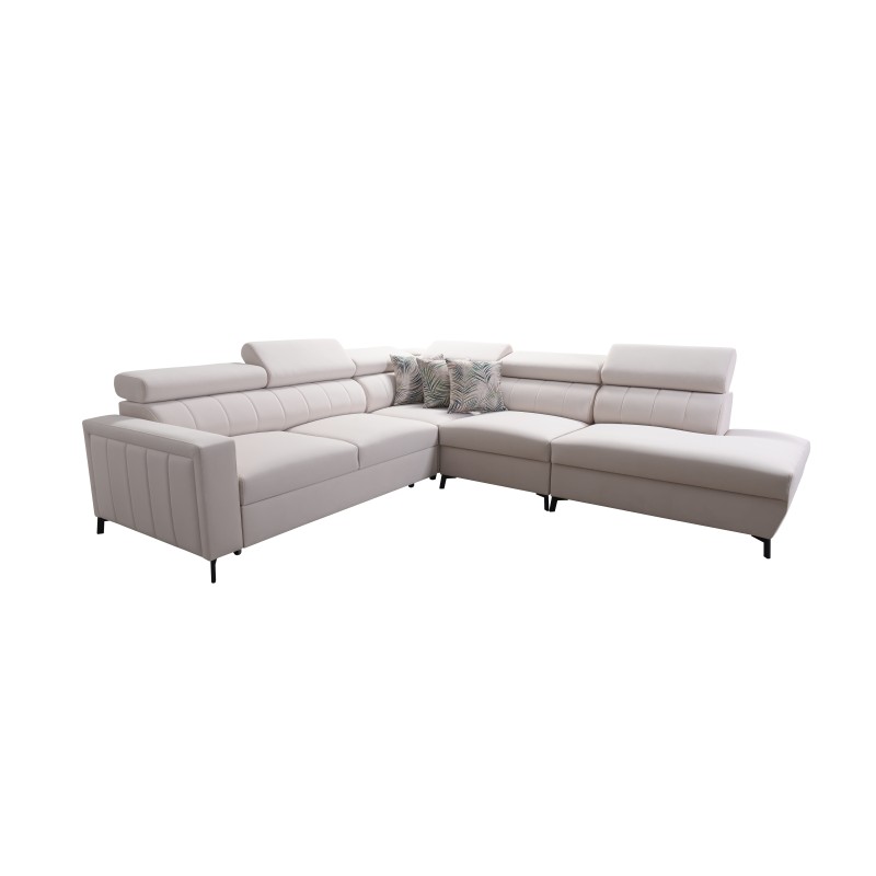 Arco VIII corner sofa with sleeping function and adjustable headrests Arco VIII corner sofa with sleeping function and adjustable headrests