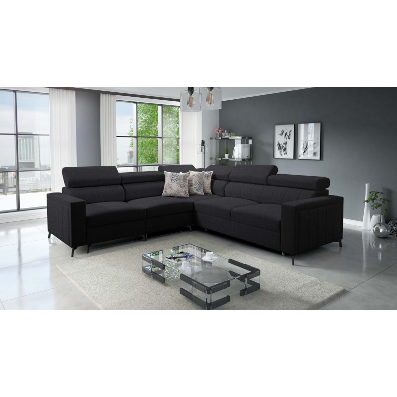Arco IV corner sofa with a sleeping function, fabric Weave, Sawana 14 - elegance and functionality Arco IV corner sofa with a sleeping function, fabric Weave, Sawana 14 - elegance and functionality