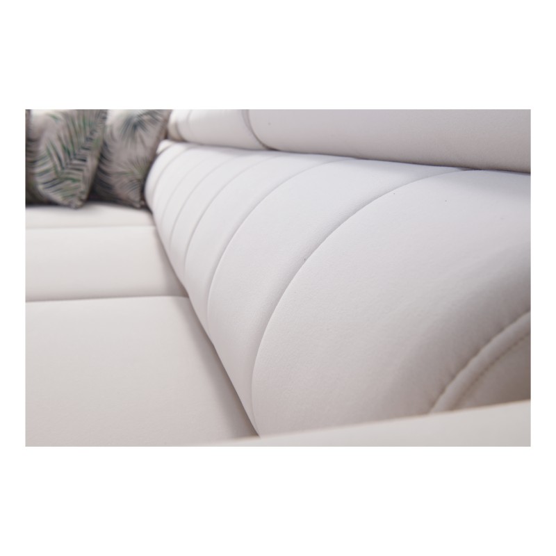 Arco IV Corner Sofa with Sleeping Function, Velvet Fabric, Mono 234 - Elegance and Functionality Arco IV Corner Sofa with Sleeping Function, Velvet Fabric, Mono 234 - Elegance and Functionality
