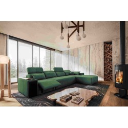 Milano XII Mix corner sofa with sleeping function - elegance and comfort in your living room | [Store Name]