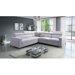 Arco IV corner sofa with sleeping function, Plecionka fabric, Sawana 84 - elegance and functionality