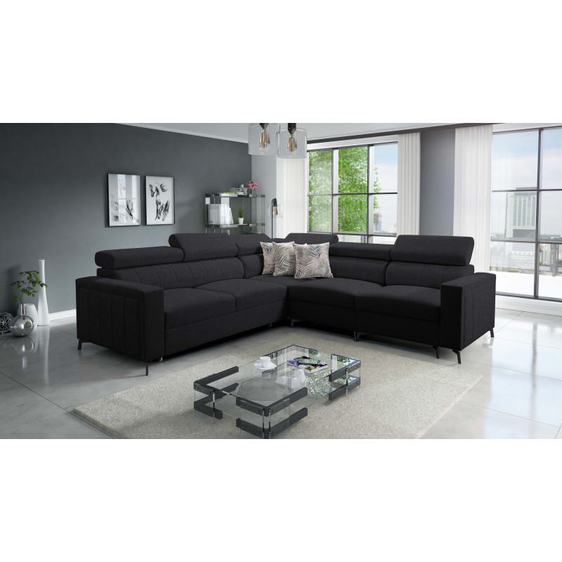 Arco IV corner sofa with a sleeping function, fabric Weave, Sawana 14 - elegance and functionality Arco IV corner sofa with a sleeping function, fabric Weave, Sawana 14 - elegance and functionality