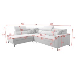 Arco III Mini Corner Sofa with Sleeping Function | Comfortable and Stylish Furniture for Your Home Arco III Mini Corner Sofa with Sleeping Function | Comfortable and Stylish Furniture for Your Home