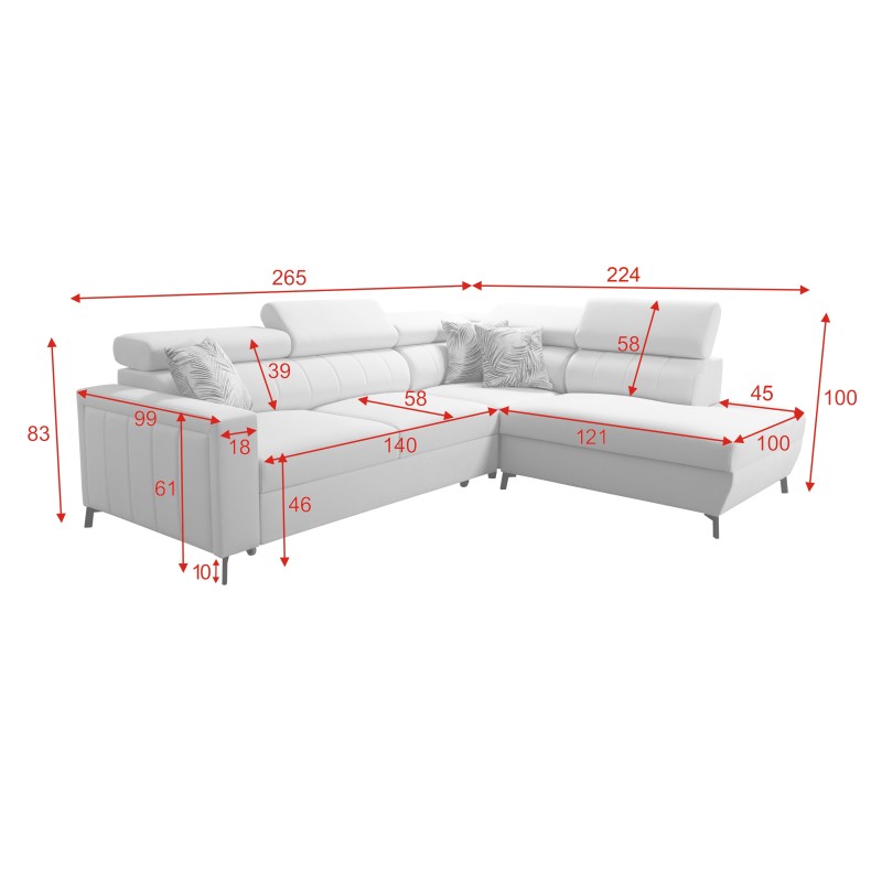 Arco III Mini Corner Sofa with Sleeping Function | Comfortable and Stylish Furniture for Your Home Arco III Mini Corner Sofa with Sleeping Function | Comfortable and Stylish Furniture for Your Home