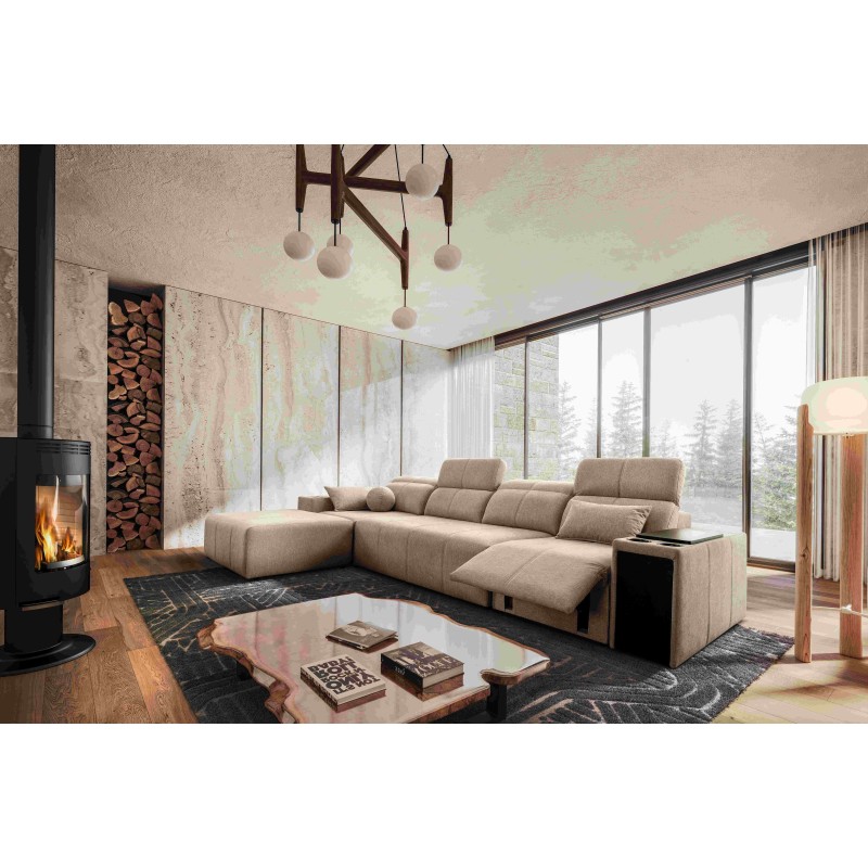 Narożnik milano XII Mix z funkcja spania oraz funkcją relax tkanina Verita 09 Narożnik milano XII Mix z funkcja spania oraz funkcją relax tkanina Verita 09
