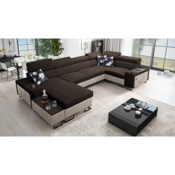 Prestige IV mini U-shaped corner sofa with sleeping function - a perfect combination of style and functionality