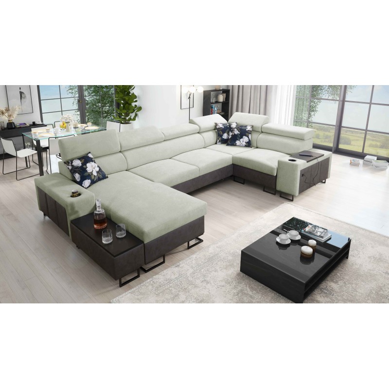 Prestige IV mini U-shaped corner sofa with sleeping function - a perfect combination of style and functionality Prestige IV mini U-shaped corner sofa with sleeping function - a perfect combination of style and functionality