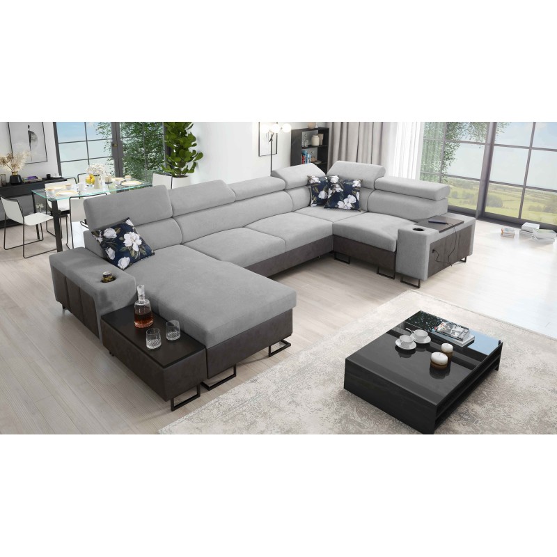 Prestige IV mini U-shaped corner sofa with sleeping function - a perfect combination of style and functionality Prestige IV mini U-shaped corner sofa with sleeping function - a perfect combination of style and functionality