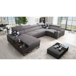 Prestige IV mini U-shaped corner sofa with sleeping function - a perfect combination of style and functionality