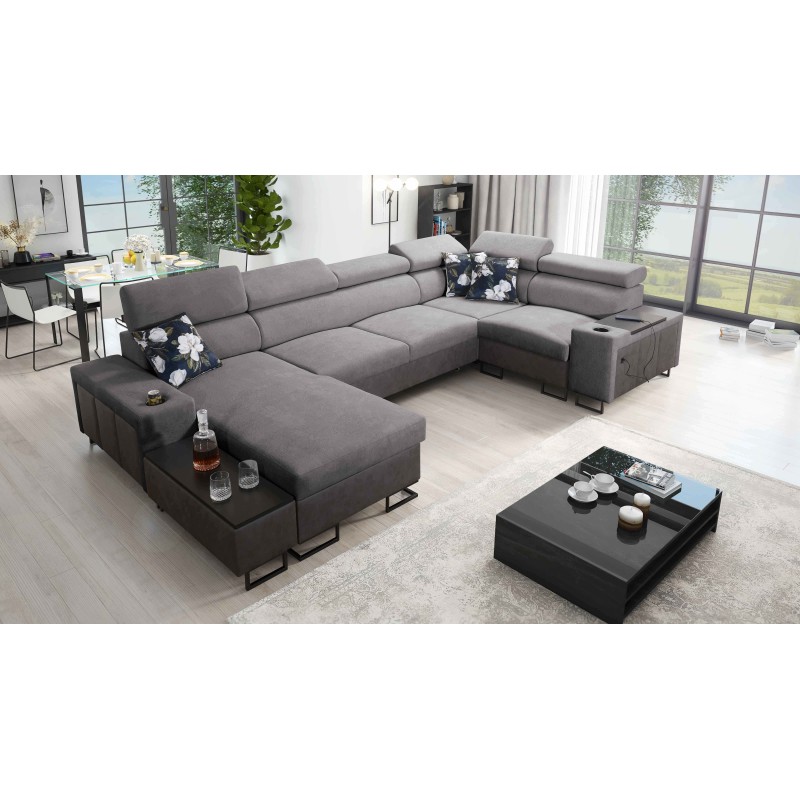 Prestige IV mini U-shaped corner sofa with sleeping function - a perfect combination of style and functionality Prestige IV mini U-shaped corner sofa with sleeping function - a perfect combination of style and functionality