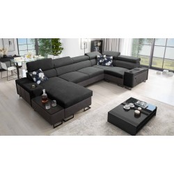 Prestige IV mini U-shaped corner sofa with sleeping function - a perfect combination of style and functionality