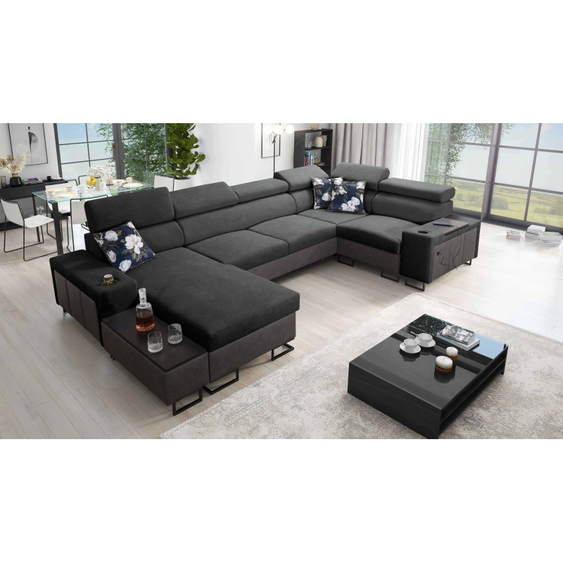 Prestige IV mini U-shaped corner sofa with sleeping function - a perfect combination of style and functionality Prestige IV mini U-shaped corner sofa with sleeping function - a perfect combination of style and functionality