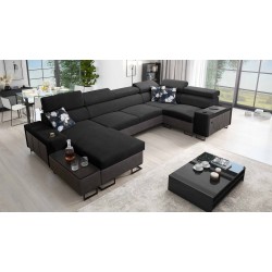 Prestige IV mini U-shaped corner sofa with sleeping function - a perfect combination of style and functionality