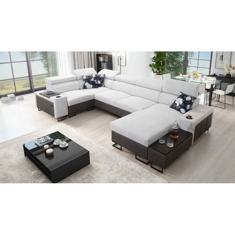 Prestige IV mini U-shaped corner sofa with sleeping function - a perfect combination of style and functionality Prestige IV mini U-shaped corner sofa with sleeping function - a perfect combination of style and functionality