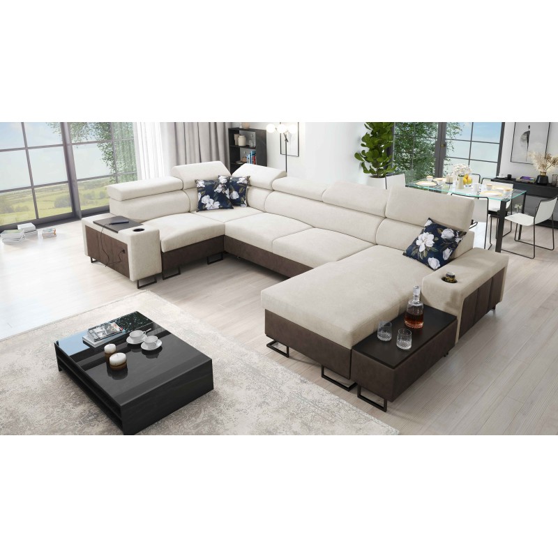 Prestige IV mini U-shaped corner sofa with sleeping function - a perfect combination of style and functionality Prestige IV mini U-shaped corner sofa with sleeping function - a perfect combination of style and functionality