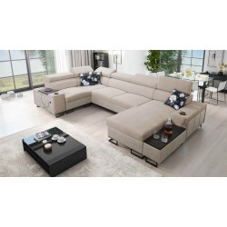 Prestige IV mini U-shaped corner sofa with sleeping function - a perfect combination of style and functionality