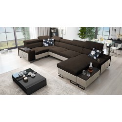 Prestige IV mini U-shaped corner sofa with sleeping function - a perfect combination of style and functionality