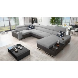 Prestige IV mini U-shaped corner sofa with sleeping function - a perfect combination of style and functionality