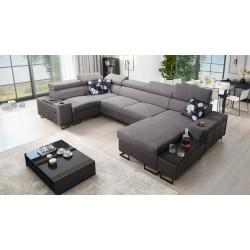 Prestige IV mini U-shaped corner sofa with sleeping function - a perfect combination of style and functionality