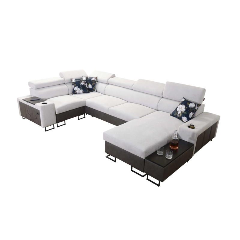 Prestige IV mini U-shaped corner sofa with sleeping function - a perfect combination of style and functionality Prestige IV mini U-shaped corner sofa with sleeping function - a perfect combination of style and functionality