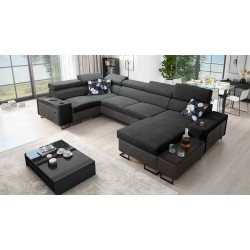 Prestige IV mini U-shaped corner sofa with sleeping function - a perfect combination of style and functionality