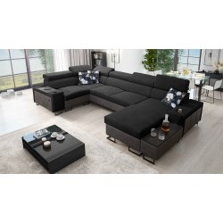 Prestige IV mini U-shaped corner sofa with sleeping function - a perfect combination of style and functionality