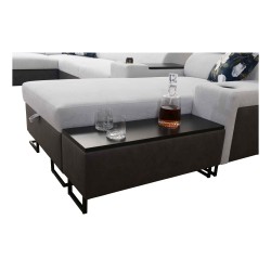 Narożnik w kształcie U Prestige IV maxi z funkcją spania i portem usb tkanina Freya 210.24 + Tauro 8207 Narożnik w kształcie U Prestige IV maxi z funkcją spania i portem usb tkanina Freya 210.24 + Tauro 8207