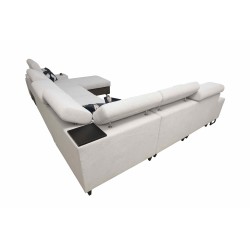 Narożnik w kształcie U Prestige IV maxi z funkcją spania i portem usb tkanina Freya 210.25 + Tauro 8207 Narożnik w kształcie U Prestige IV maxi z funkcją spania i portem usb tkanina Freya 210.25 + Tauro 8207