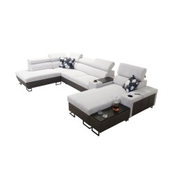 U-Shaped Prestige V Sectional Sofa with Sleeping Function and USB Port | High-Quality Furniture U-Shaped Prestige V Sectional Sofa with Sleeping Function and USB Port | High-Quality Furniture