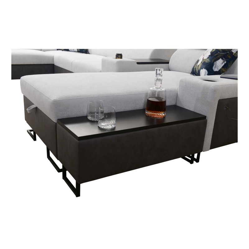 U-Shaped Prestige V Sectional Sofa with Sleeping Function and USB Port | High-Quality Furniture U-Shaped Prestige V Sectional Sofa with Sleeping Function and USB Port | High-Quality Furniture