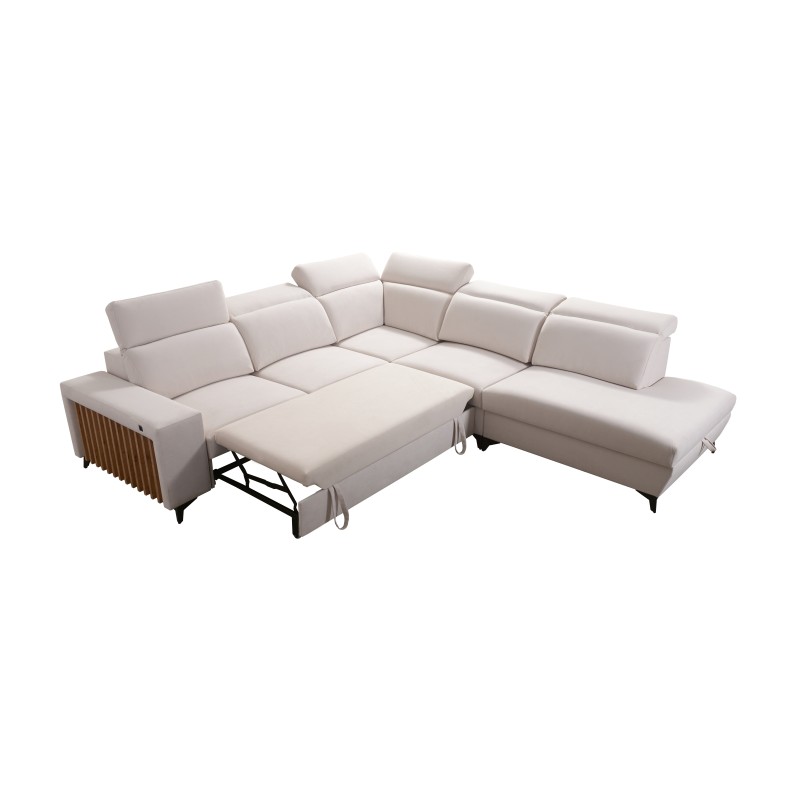 Alto IX corner sofa with a sleeping function, adjustable headrests, and a USB port Alto IX corner sofa with a sleeping function, adjustable headrests, and a USB port