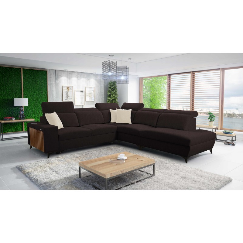 Alto IX corner sofa with a sleeping function, adjustable headrests, and a USB port Alto IX corner sofa with a sleeping function, adjustable headrests, and a USB port